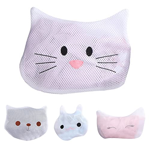 usfuzhongfu-US Storage Holder, Laundry Washing Bag Fine Mesh Wear-resistant Thickened Cartoon Animal Hosiery Stocking Polyester Travel Laundry Bag for Home