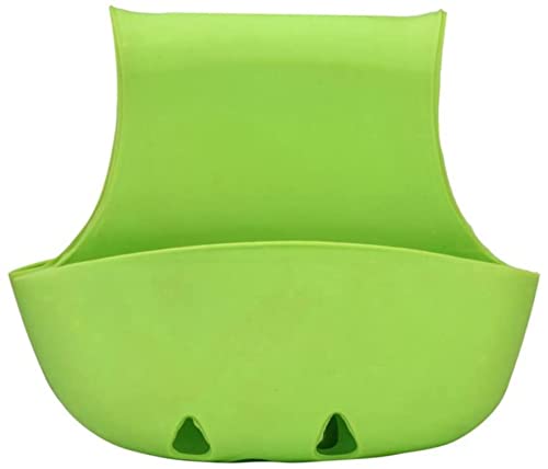 1PC Holder Kitchen Double Sink Caddy Saddle Style Storage Sponge Rack Tool (Green) Deft and Professional, as shown