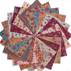 Material Maven Precut Quilt Kit Changing Seasons with Benartex English Autumn Fabric/Fall Colors, Multi Color