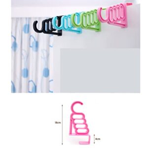 DOITOOL Plastic Hangers Peg Hooks Door Valet Hook Multi Hanging Hanging Holder Storage Hook Clothes Hanger for Bedroom Bathroom Cabinet Coats Jackets Hats Towels Over Door Hanger Over Door Hanger