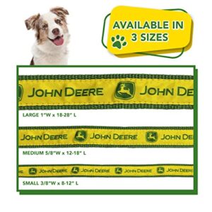 Pets First John Deere Pet Collar. Licensed Dog Collar, Large Collar for Dogs & Cats. A Shiny Colorful Cat by All Farmers, Contractors, Fans of Tools (JOD-3588-LG)