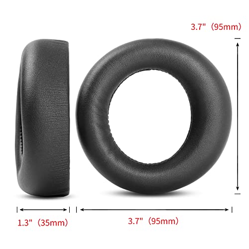 YunYiYi PS5 Replacement Earpads Compatible with Sony Playstation 5 Pulse 3D PS5/PS4 New Version 2018 CUHYA-0080 Wireless Headphones Protein Leather Parts Ear Cushions