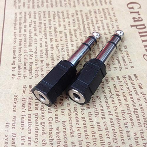 U-K Headphone Adapter to 3.5mm 1/4 inch Jack Male Stereo Audio Jack Adapter Nice and Deft