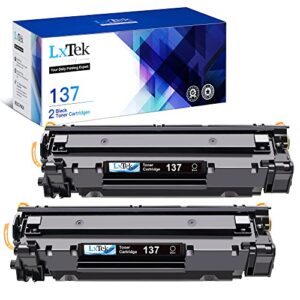 lxtekpurify compatible toner cartridge replacement for canon 137 crg137 9435b001aa to use with imageclass d570 lbp151dw mf216n mf236n mf232w mf227dw mf229dw mf244dw mf247dw mf249dw (2 black)