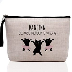 hanamiya na dancer gifts novelty gifts for dance lovers, bar home office discos music dance theme party favors, hip hop dance lovers, dancing lover gifts ideas funny unique humor sarcasm makeup bag