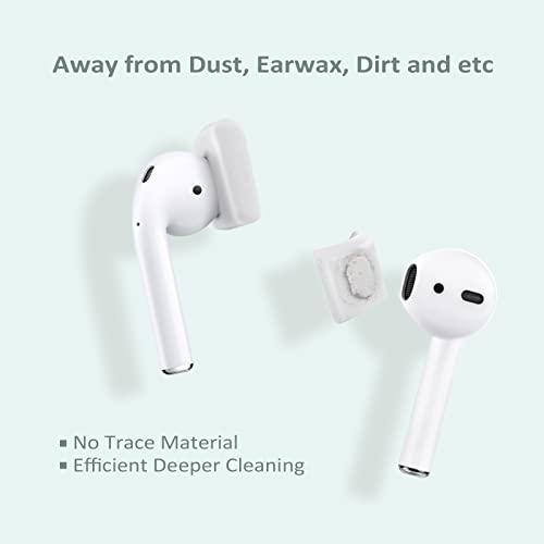 CIVPOWER Cleaner Kit for Airpods 1/2/3/Pro, Airpod Cleaning Kit Remove Ear Wax, Earbud Cleaning Putty for Bluetooth Headphones, Earphone, Charging Case, Phone, Camera, Keyboard, Hearing Aids (96 Pcs)