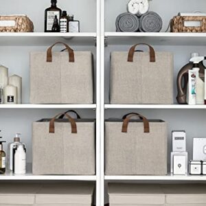 StorageWorks 2-Pack Storage Baskets for Shelves + 3-Pack Closet Baskets