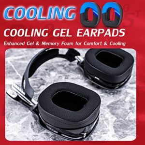 A40 tr Cooling Gel Ear Cushion Earpads Compatible with Astro A40 TR Headset - with Headband I Breathable Mesh by DIMOST