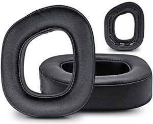 hs80 ear pads compatible with hs80 headset i thicker enhanced memory foam - more soft comfort protein leather by dimost