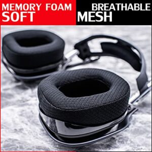 A40 tr Ear Cushion Earpads Compatible with Astro A40 TR Headset - with Headband I Breathable Mesh by DIMOST