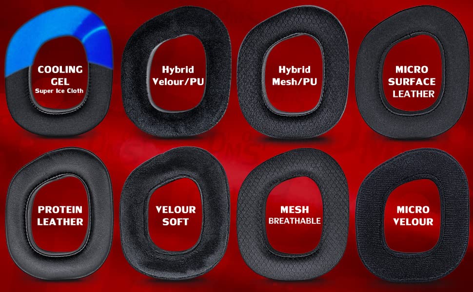 HS80 Ear Pads Compatible with HS80 Headset I Thicker Enhanced Memory Foam - More Soft Comfort Micro Velour by DIMOST