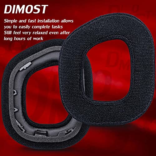 HS80 Ear Pads Compatible with HS80 Headset I Thicker Enhanced Memory Foam - More Soft Comfort Micro Velour by DIMOST