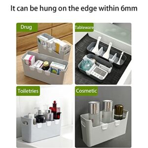 Clear plastic storage baskets space allocator,Refrigerator organizer bins partition,Fridge storage container Divider,Portable drawer separators board,Creative Bottle Can Divider Combination(4 pack)