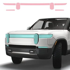 twraps headlights smoke tint for rivian r1t / r1s (clear)