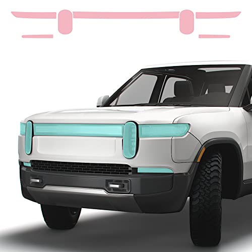 TWRAPS Headlights Smoke Tint for Rivian R1T / R1S (Clear)