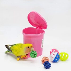 YANQIN Parrot Puzzle Toys, Trick Prop Training Education Interactive Toys for Parakeets, Conures, Cockatiels, Budgies, Lovebirds Bird Intelligence Training Toy for Small and Medium Birds