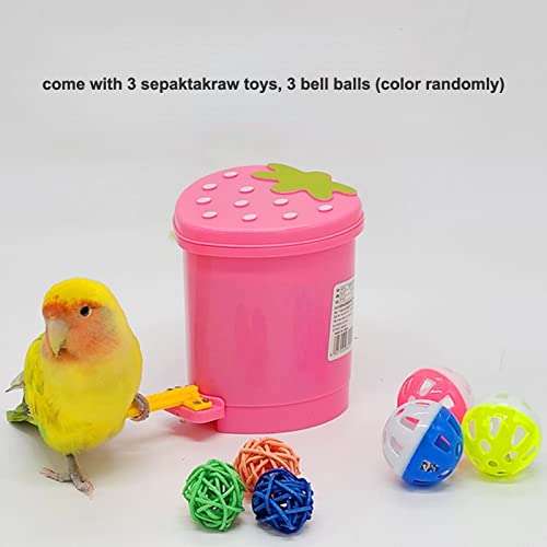 YANQIN Parrot Puzzle Toys, Trick Prop Training Education Interactive Toys for Parakeets, Conures, Cockatiels, Budgies, Lovebirds Bird Intelligence Training Toy for Small and Medium Birds