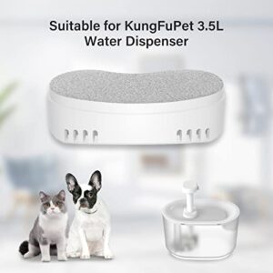 KungFuPet Replacement Filters Compatible with Cat Water Fountains, for Water Dispensers 2 Packs