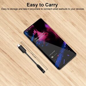 TITACUTE USB Type C to 3.5mm Audio Jack Headphone Adapter for Samsung S22 S21 S20 FE Galaxy Z Flip 3 Fold Note 20 Stereo Dongle USBC Aux Cable Cord for iPad Mini Air Pro OnePlus 9 8T Google Pixel 6 5