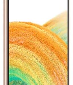 SAMSUNG Galaxy A33 5G Dual A336E 128GB 8GB RAM Factory Unlocked (GSM Only | No CDMA - not Compatible with Verizon/Sprint) - Awesome Peach