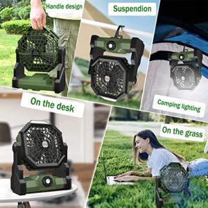 Battery Operated Fan-Outdoor Fan-Battery Fans Portable Rechargeable-Outside Fan