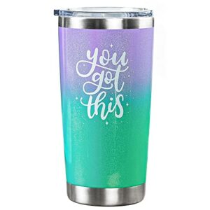 pawzity inspirational gifts for women - 20 oz stainless steel tumbler, present for motivational, friend, encouragement, girlfriend, surgery, divorce