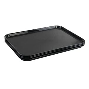 teyyvn 4-pack plastic tray, large boot tray, 25.35" x 17.63", black