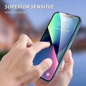 ImpactStrong Shatterproof Tempered Glass Screen Protector for iPhone 14 Plus/iPhone 13 Pro Max [Bubble Free] [9H Hardness] [Full Coverage] Case Friendly, 6.7 Inch (3-Pack)