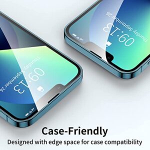 ImpactStrong Shatterproof Tempered Glass Screen Protector for iPhone 14 Plus/iPhone 13 Pro Max [Bubble Free] [9H Hardness] [Full Coverage] Case Friendly, 6.7 Inch (3-Pack)