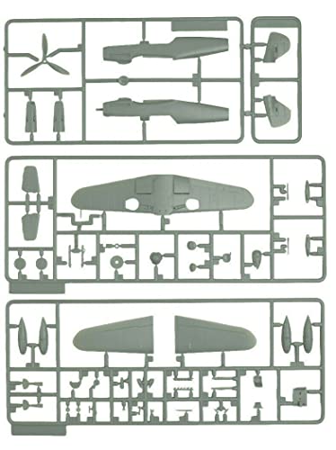 Premium Hobbies P-51B & Bf109 G-6 "European Theater" 1:72 Plastic Model Airplane Kit Twin Pack 138V