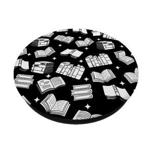 Bookworm Book Lover Reading Books Pattern PopSockets Standard PopGrip