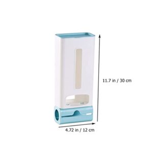 Trash Bag Holder Garbage Bag Dispenser Wall Trash Bag Organizer Wall Garbage Bag Storage Box Wall Mount Carrier Bag Dispenser Recycling Grocery Pocket Containers for Kitchen Bathroom