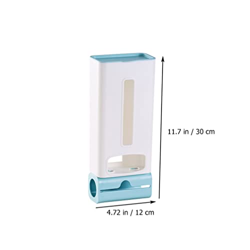 Trash Bag Holder Garbage Bag Dispenser Wall Trash Bag Organizer Wall Garbage Bag Storage Box Wall Mount Carrier Bag Dispenser Recycling Grocery Pocket Containers for Kitchen Bathroom