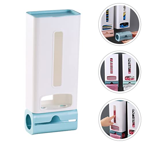 Trash Bag Holder Garbage Bag Dispenser Wall Trash Bag Organizer Wall Garbage Bag Storage Box Wall Mount Carrier Bag Dispenser Recycling Grocery Pocket Containers for Kitchen Bathroom