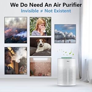 Air Purifier A2 Replacement Filter, VEWIOR H13 True HEPA Air Cleaner Filter (Special for ClearAir-A2 Air Purifier)