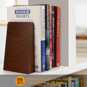 Wood Handmade Book Ends to Hold Books Large Heavy Duty Bookends for Shelves Decorative Book End for Heavy Books