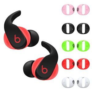 ear skins for beats fit pro, ear cover tips silicone accessories for beats fit pro 2021 ultra-thin skin protective covers tip holder [fit in case]