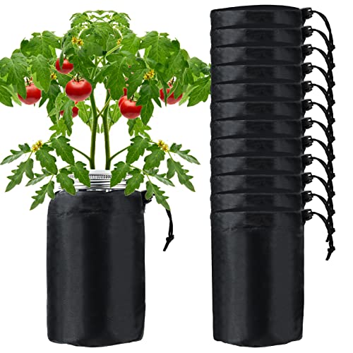 12Pcs Kratky Blackout Sleeves for Ball Mason Jars 32 Oz, Black Wide Mouth Mason Jar Grow Cover, Hydroponic Container Sheath, Sprouting Jars Sleeves for Help Plants Grow Healthily of Kratky