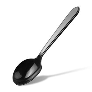 sihuuu 100 pcs mini taster spoons, disposable plastic mini spoon,cutlery taster kit for chocolate, coffee, ice cream, dessert, cake