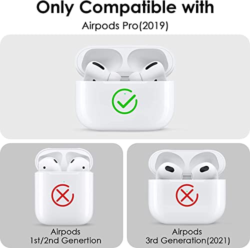 New AirPod/Pro Case,with Keychain Soft Protective Cover Apply to AirPod/Pro Suitable for Youth, Teenagers, Men, Women (Muscle wk/Pro)