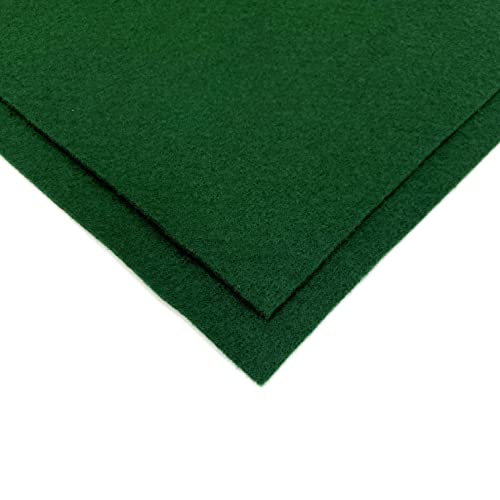 Ice Fabrics Craft Felt Fabric by The Yard - 72" Wide & 1.6mm Thick Acrylic Felt - Soft and Durable Hunter Green Felt Fabric for DIY Arts & Crafts, Decorations and More - 1 Yard Hunter Green