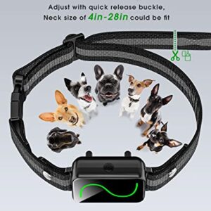 FATEAR Dog Training Collar, Dog Shock Collar with 2600FT Remote Range, Fashion Electronic Collar for Large Medium Small Dogs, Beep/Vibration/Electric Shock, Security Lock, Waterproof