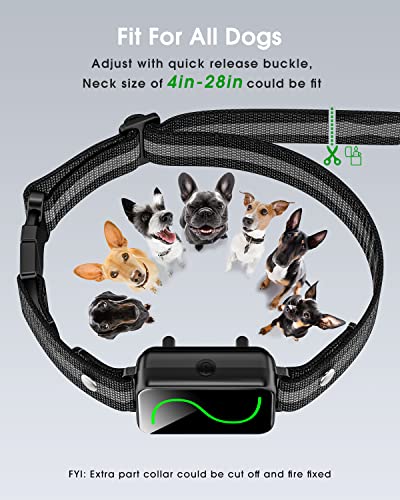 FATEAR Dog Training Collar, Dog Shock Collar with 2600FT Remote Range, Fashion Electronic Collar for Large Medium Small Dogs, Beep/Vibration/Electric Shock, Security Lock, Waterproof