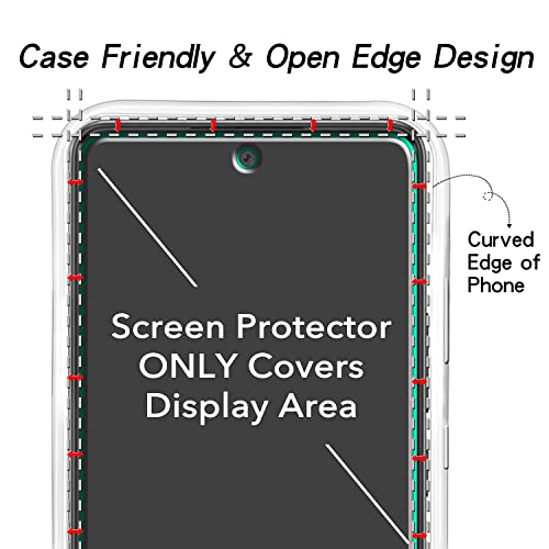 KATIN [2-Pack] Screen Protector for Samsung Galaxy A53 5G Tempered Glass, Support Fingerprint Reader, Anti Scratch, 9H Hardness, Case Friendly