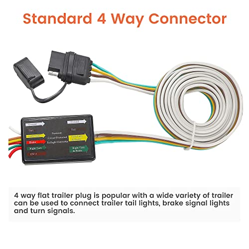 Oyviny Custom 4 Way Trailer Wiring Harness 55571 for 2009-2014 Nissan Murano, Murano Trailer Tow Wiring