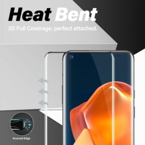 OnePlus 9 Pro Screen Protector + Camera Lens Protectors By BIGFACE, [2 + 2 Pack] Full Premium HD Clarity Coverage Premium Tempered Glass, Anti-Scratch, 3D Touch Accuracy Anti Bubble Film