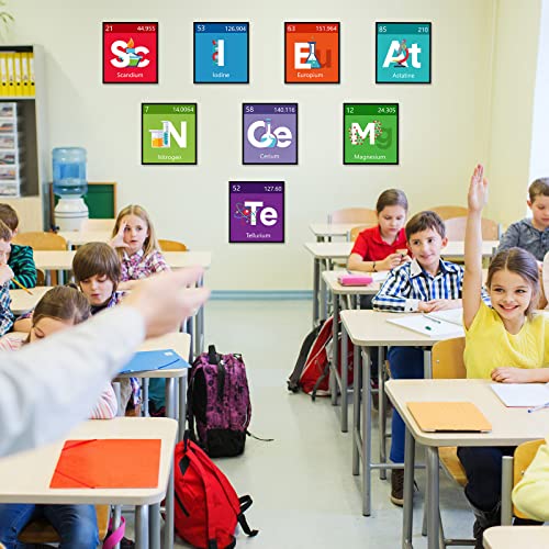 10Pcs Science Classroom Decoration Science Banner and Poster for Teachers Scientist Bulletin Board Set Science Posters Science Lab Cutout for Elementary Middle Preschool Office Supplies (Simple)