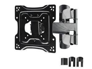 monoprice low profile full-motion articulating tv wall mount bracket for tvs 23in to 42in, for samsung, vizio, sharp, lg, tcl, max weight 77 lbs., vesa 200x200 - commercial series