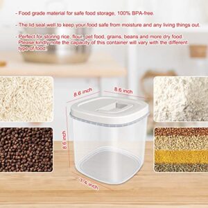 TBMax Rice Container 5 Lbs + Airtight Food Storage Container 10Lbs