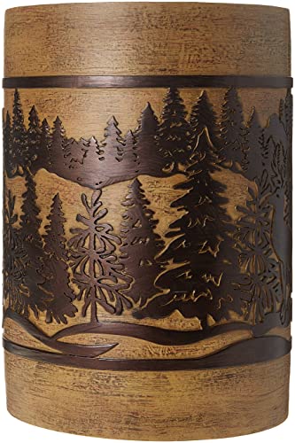 SKL Home Yellowstone Mountain Top Wastebasket